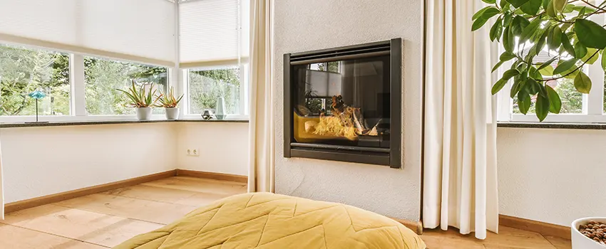 Residential Fireplace Ceramic Glass Installation in North Atlanta, GA