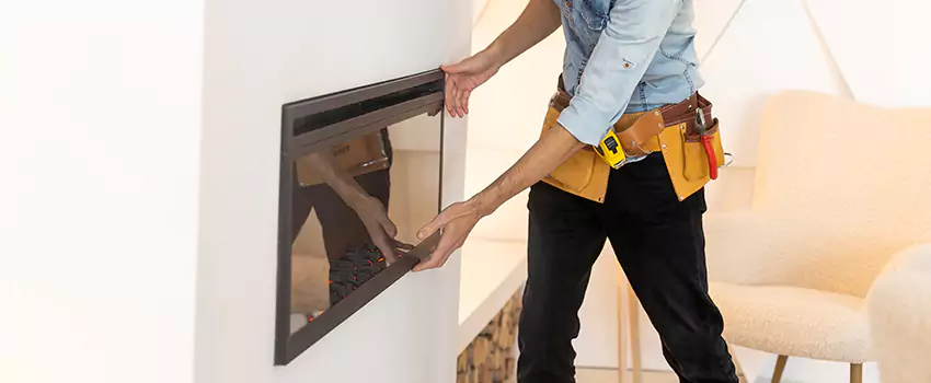 Metal Fireplace Installation in North Atlanta, Georgia