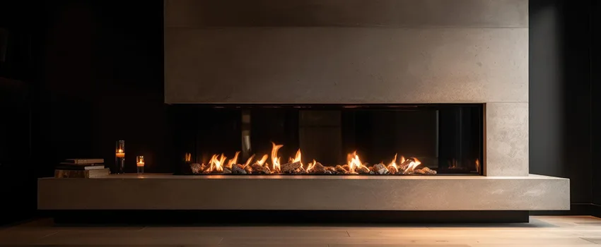 Gas Fireplace Ember Bed Design Services in North Atlanta, Georgia