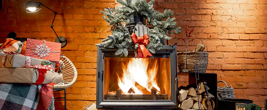 Travis Industries Linear Gas Fireplace Installation in North Atlanta, Georgia