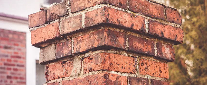 Cracked Chimney Bricks Repair Cost in North Atlanta, Georgia