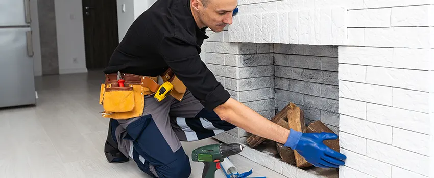 Fireplace Damaged Damper Frame Repair Services in North Atlanta, Georgia