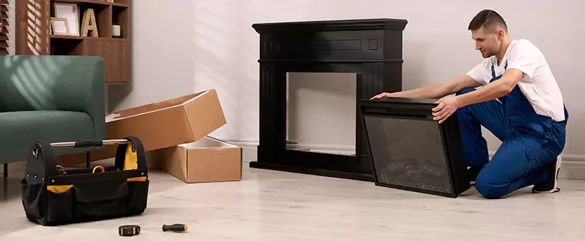 Old Rusted Metal Fireplace Repair And Replacement in North Atlanta, GA